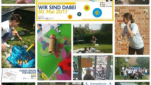 Kinder experementieren, spielen und basten an verschiedenen Stämdem im Kölner Trude-Herr-Park