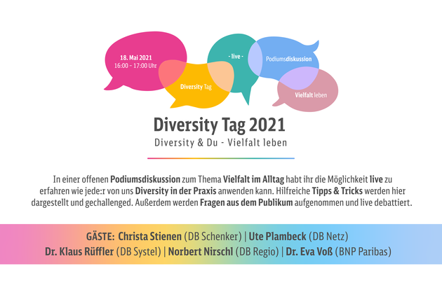 Podiumsdiskussion "Diversity & Du - Vielfalt leben." 